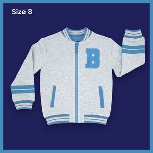 Little Sleepies Bluey Bomber Jacket Size 8 NIB